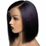 BUY ONE GET ONE FREE! Pre Plucked 4x2 Lace Frontal Yaki Straight Human Hair Wigs