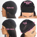 Straight Wig Headband Wigs Glueless Human Hair Wigs